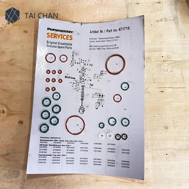 Putzmeister 471710 seal kit