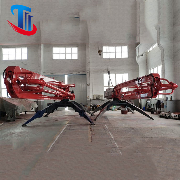 Movable Type Concrete Placing Truck Mounted Boom Equipment Concrete Pump Concrete Distributor Placing Boom