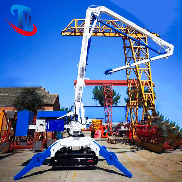 Shandong Construction Site Concrete Placing Machine Pump Pipe Manufacturer Concrete Distributor Tower Concrete Boom