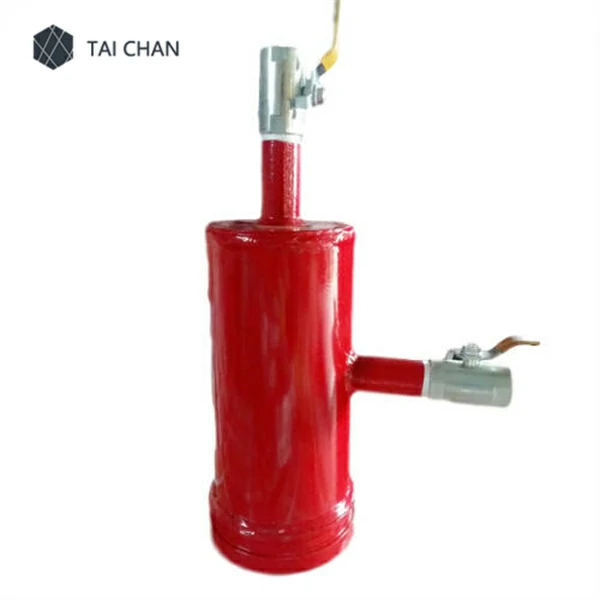 Flushing system for concrete pipe DN 125