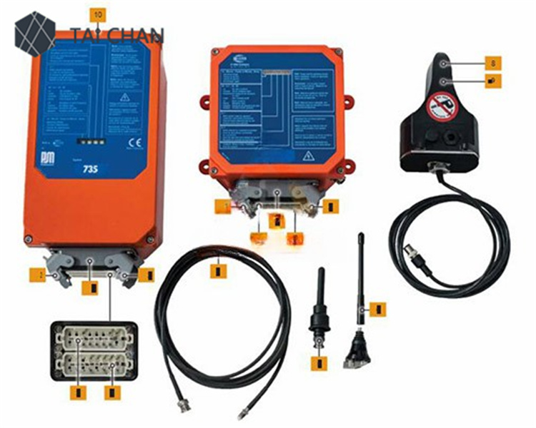 HBC 727/735 transmitter and receiver